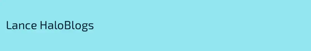 Lance HaloBlogs
